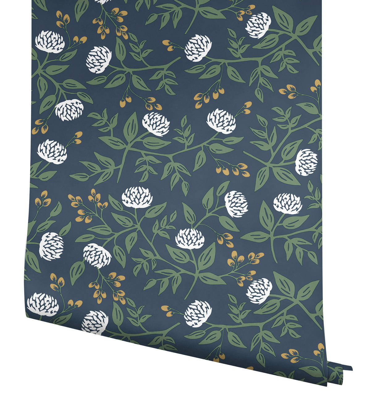Peonies Navy by Rifle Paper Co. Floral Premium Peel & Stick Wallpaper – York Wallcoverings PSW1687RL