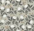 Rifle Paper Co. Peonies Grey premium peel & stick wallpaper roll, 27 in x 20 ft (about 45 sq ft)