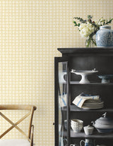 Daisy Gingham Yellow by Rifle Paper Co. Premium Peel + Stick Wallpaper – York Wallcoverings PSW1692RL
