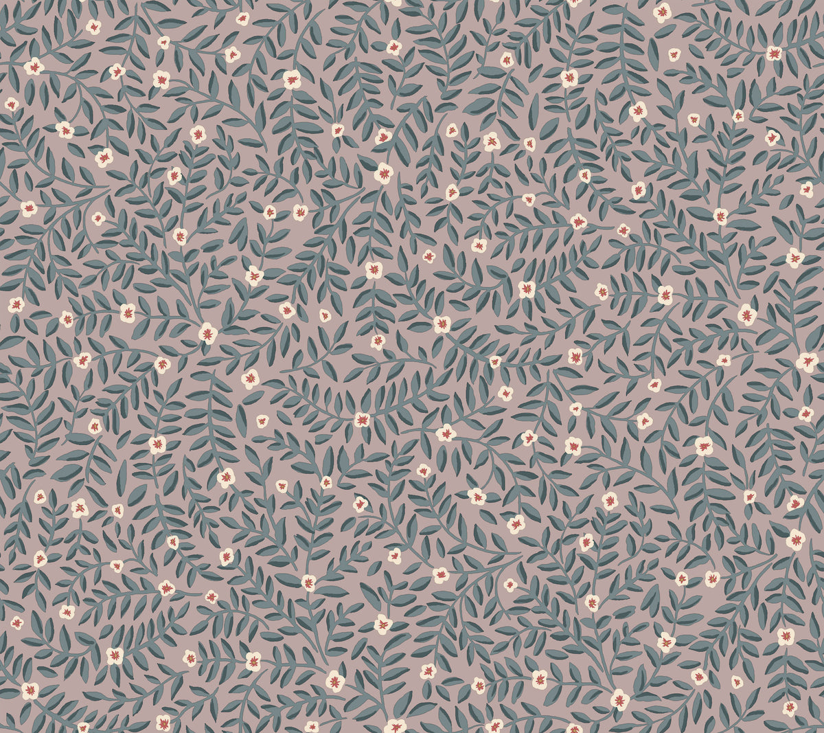 Elodie Lavender Petite Floral Premium Peel and Stick Wallpaper by Rifle Paper Co. - PSW1693RL