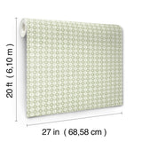 Daisy Gingham Green by Rifle Paper Co. Premium Peel & Stick Wallpaper – York Wallcoverings PSW1694RL
