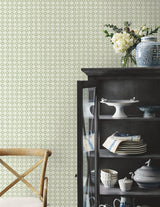 Daisy Gingham Green by Rifle Paper Co. Premium Peel & Stick Wallpaper – York Wallcoverings PSW1694RL