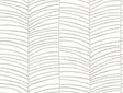 Cascade Palm Grey Chic Tropics Peel and Stick Non Woven Wallpaper by York Wallcoverings - PSW1701RL
