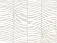 Cascade Palm Taupe Chic Tropics Peel and Stick Wallpaper by York Wallcoverings - PSW1702RL