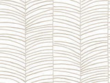 Cascade Palm Taupe Chic Tropics Peel and Stick Wallpaper by York Wallcoverings - PSW1702RL