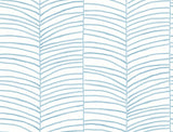 Cascade Palm Blue Chic Tropics Peel and Stick Wallpaper by York Wallcoverings - PSW1703RL