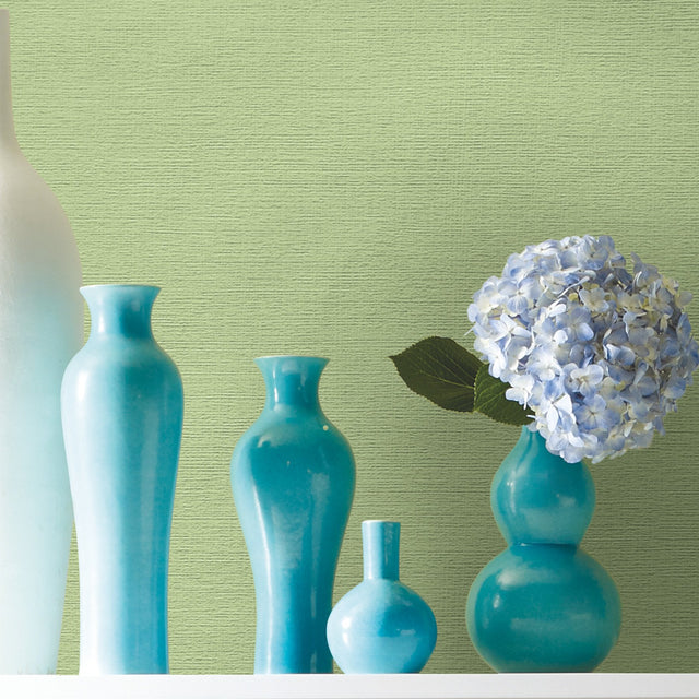 Tight Linen Paintable White Wallpaper with Textured Linen Motif - York PT9449