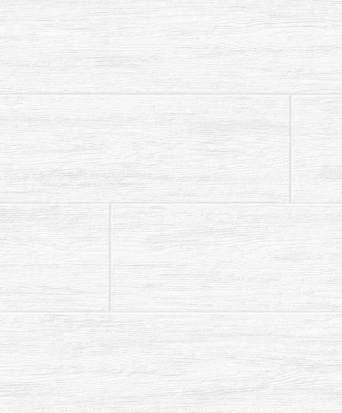 White faux shiplap paintable wallpaper pattern