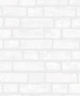 White vintage brick paintable wallpaper pattern
