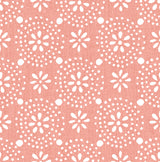 Floral Geo Coral Peel and Stick Wallpaper by InHome WallPops - PWS4803