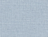 Harvest Twine wallpaper in sky blue faux weave texture