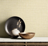 Harvest Twine Tan by Raffia Faux Weave Vinyl Wallpaper – Seabrook Designs RA40105