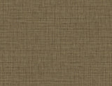 Harvest Twine wallpaper in Mocha with a matte faux weave texture