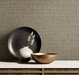 Harvest Twine Driftwood by Raffia Faux Weave Vinyl Wallpaper – Seabrook Designs RA40130