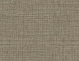 Driftwood brown faux weave texture vinyl wallpaper pattern, Harvest Twine by Seabrook Designs.