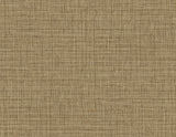 Harvest Twine brown faux weave wallpaper with a matte, woven texture look