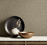 Harvest Twine Mushroom by Raffia Faux Weave Vinyl Wallpaper – Seabrook Designs RA40135