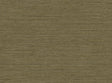 Threaded wallpaper in burlap brown faux linen texture, matte finish