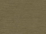 Threaded wallpaper in burlap brown faux linen texture, matte finish