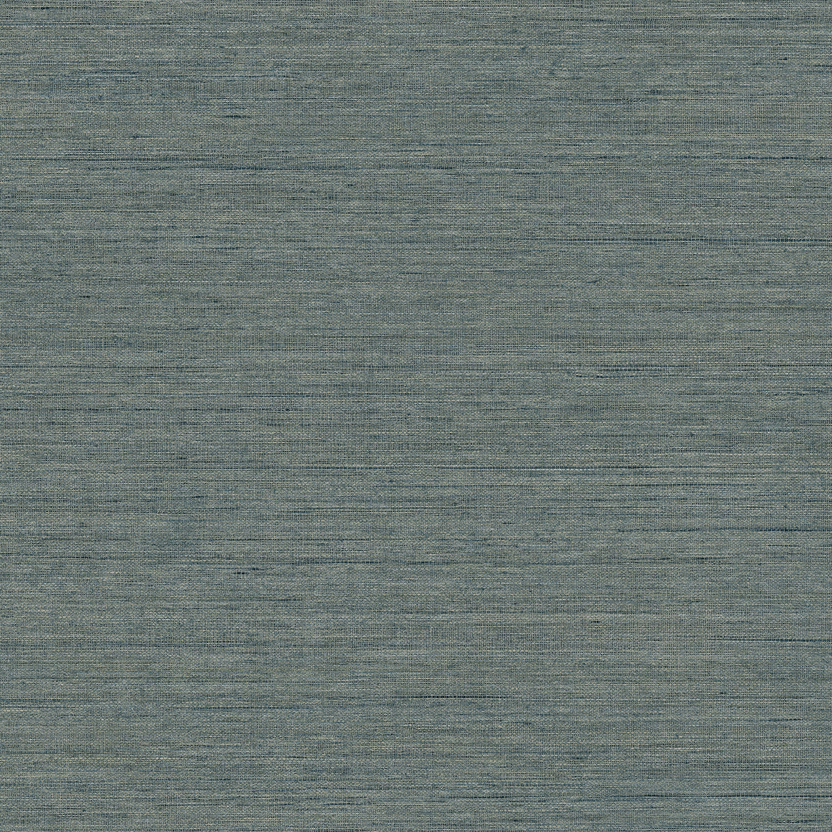 Threaded Aerial Blue Faux Linen Vinyl Wallpaper | Seabrook Designs ...