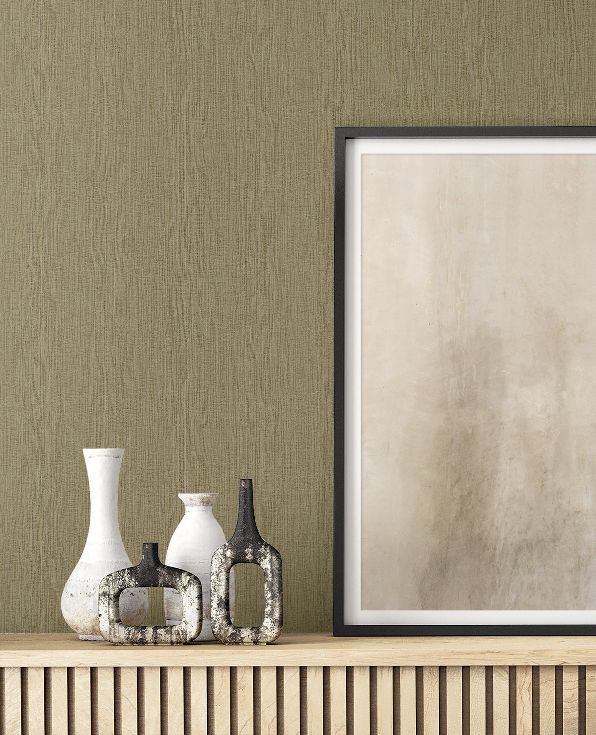 Natural Tether Burlap by Raffia Textured Vinyl Wallpaper – Seabrook Designs RA41515