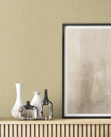 Natural Tether Tan by Raffia Textured Vinyl Wallpaper – Seabrook Designs RA41520
