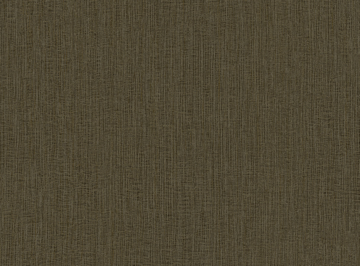 Natural Tether Truffle textured vinyl wallpaper in a woven stria pattern