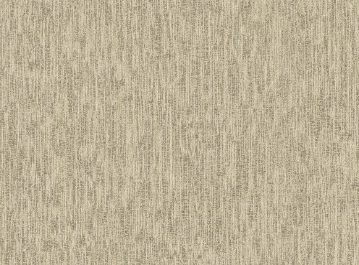 Natural Tether beige textured stria vinyl wallpaper