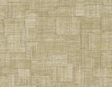 Woven Blocks wallpaper in Dune with woven block texture