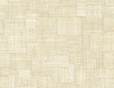 Woven Blocks Macadamia faux weave textured wallpaper pattern