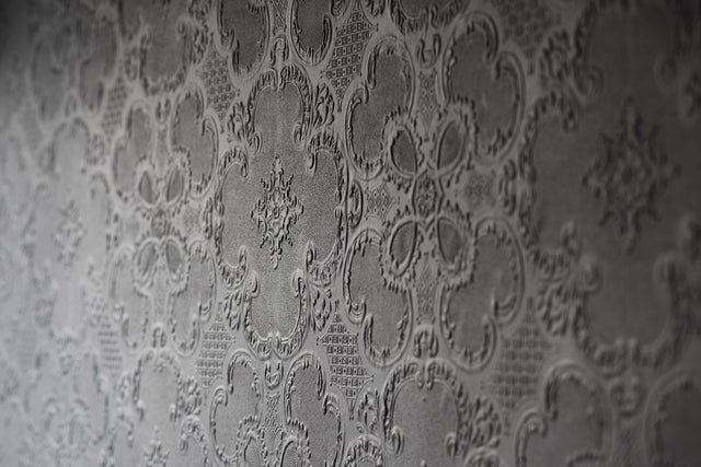 Alfred White Paintable Supaglypta Wallpaper