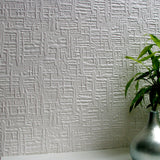 Edward White Paintable Supaglypta Wallpaper