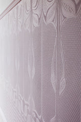 Nouveau White Paintable Dado Wallpaper with Art Nouveau Tree Motif - Brewster RD06681