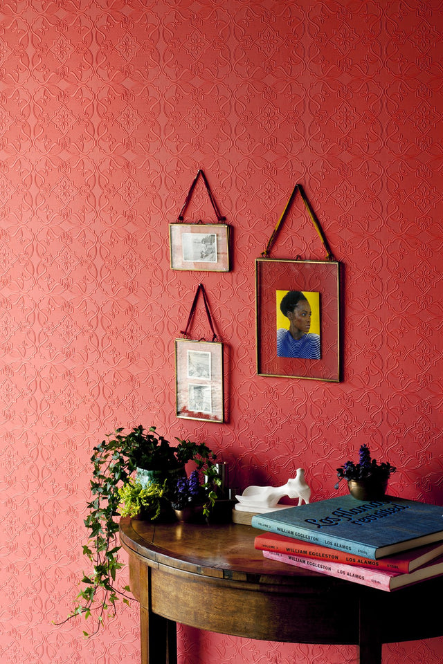 Maxwell White Paintable Textured Vinyl Wallpaper