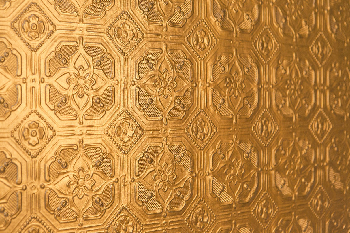 Derby White Paintable Anaglypta Original Wallpaper