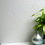 Hamnett White Paintable Anaglypta Original Wallpaper