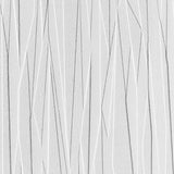 Folded Paper White Paintable Textured Vinyl Wallpaper