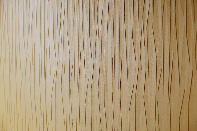 Folded Paper White Paintable Textured Vinyl Wallpaper