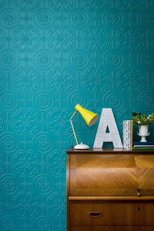 Egon White Paintable Textured Vinyl Wallpaper