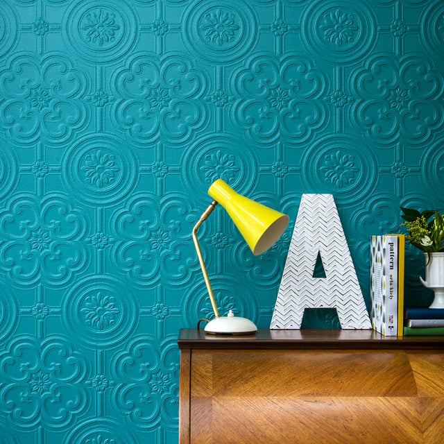 Egon White Paintable Textured Vinyl Wallpaper