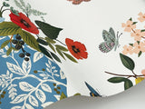 Flower Studies Bright Multi-Color Floral Whimsical Wallpaper - York RF7402