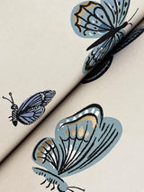 Butterfly House Linen Wallpaper with Whimsical Metallic Butterfly Motif - York RF7412