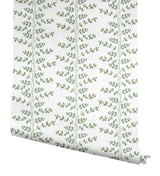 Climbing Vine Gold Wallpaper with Metallic Botanical Vine Stripe - York RF7424
