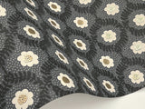 Emma Black Wallpaper with Metallic Floral Medallion Pattern - York RF7442
