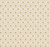 Emma Linen Wallpaper with Metallic Floral Trellis - York RF7443