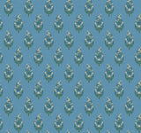 Paisley Blue Wallpaper with Metallic Small Prints Pattern - York RF7473