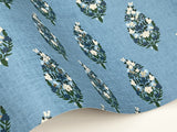 Paisley Blue Wallpaper with Metallic Small Prints Pattern - York RF7473