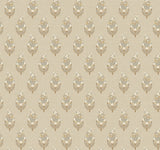 Paisley Linen Wallpaper with Metallic Small Prints Motif - York RF7474