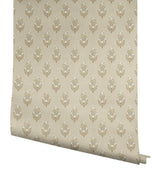 Paisley Linen Wallpaper with Metallic Small Prints Motif - York RF7474