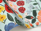 Blossom Light Blue Wallpaper with Whimsical Floral Botanical Pattern - York RF7493